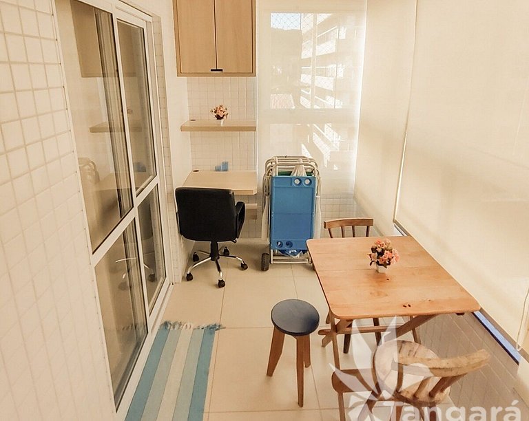 Apê Família - "home office" na praia
