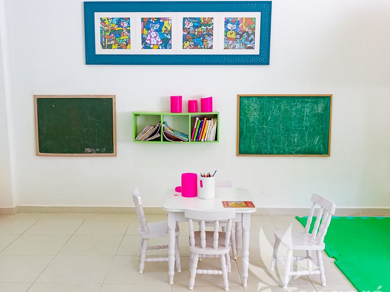 Apê completo • Piscina aquecida • 350m praia