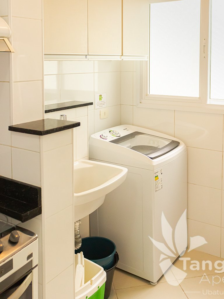 Apê completo • Piscina aquecida • 350m praia