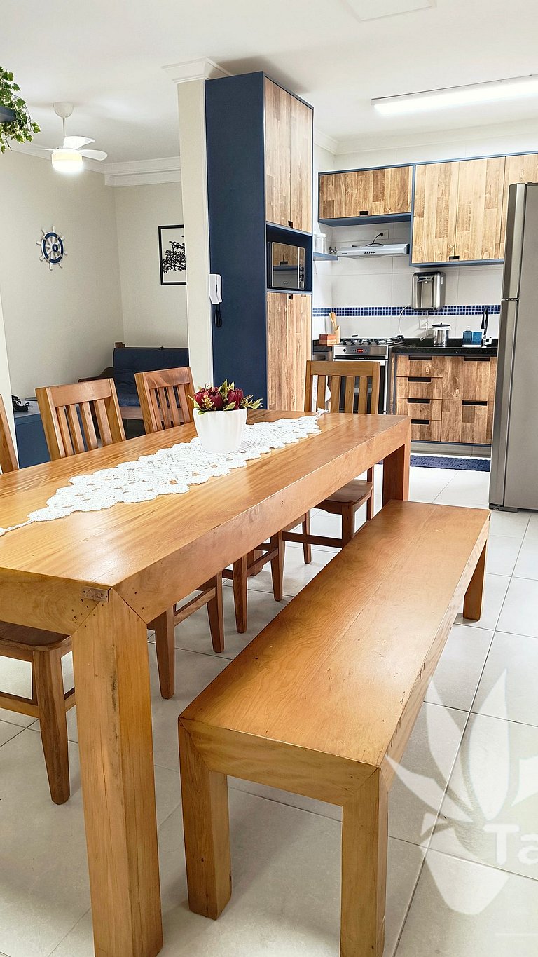 Apê Cobertura + Área Gourmet - Praia Toninhas