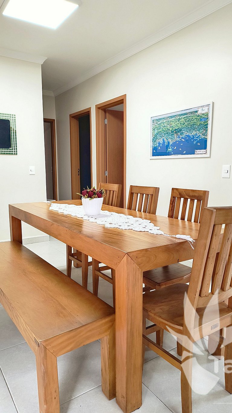 Apê Cobertura + Área Gourmet - Praia Toninhas