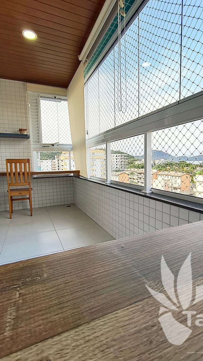 Apê Cobertura + Área Gourmet - Praia Toninhas