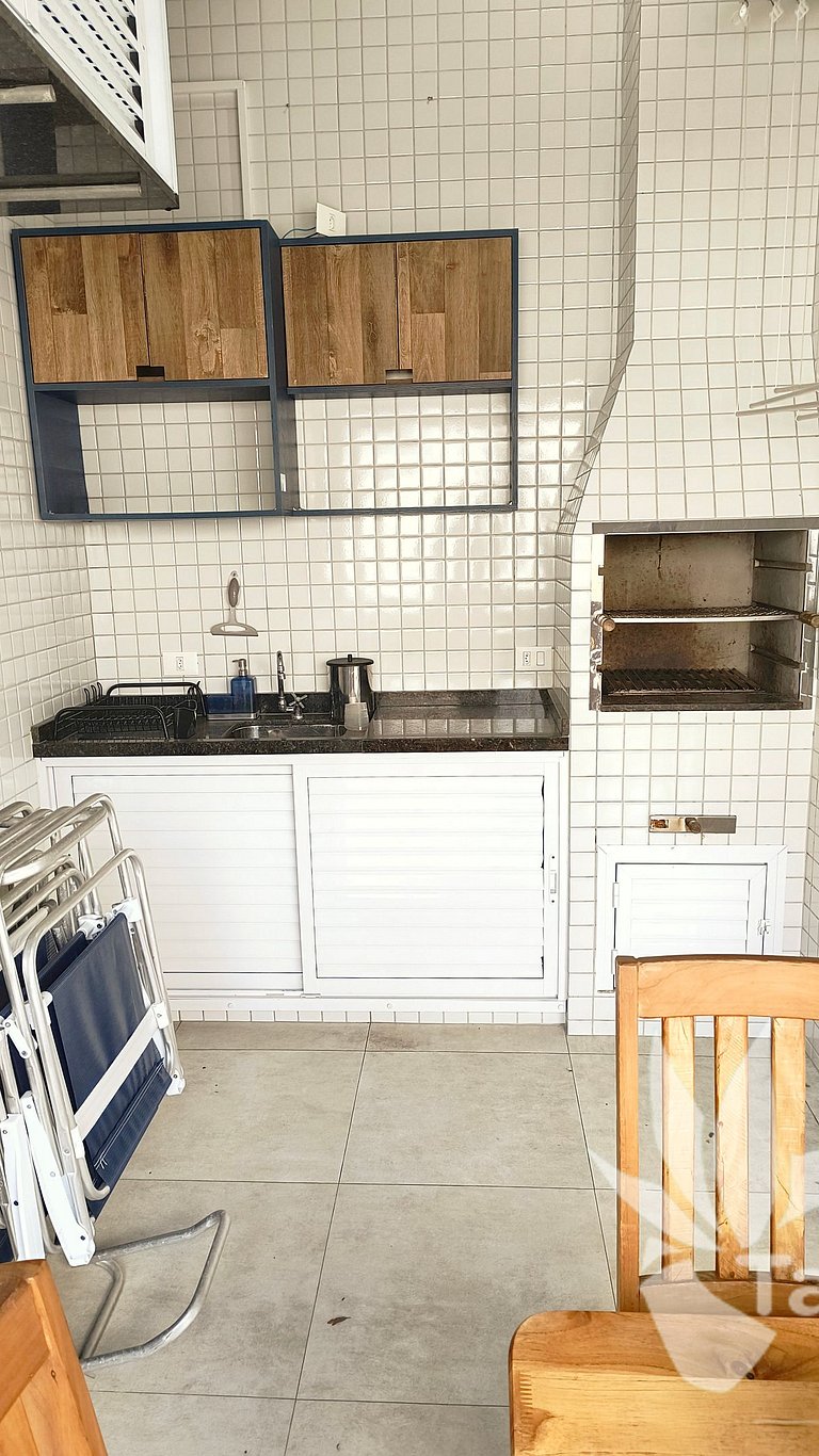 Apê Cobertura + Área Gourmet - Praia Toninhas