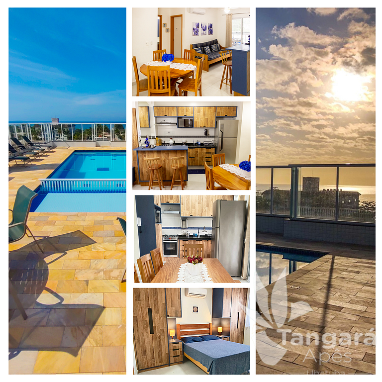 Apê Cobertura + Área Gourmet - Praia Toninhas