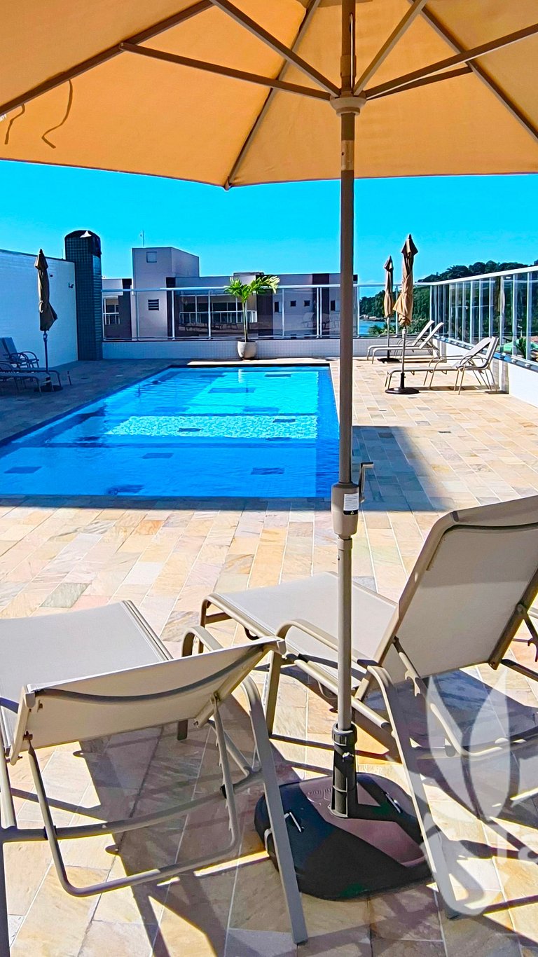 Apartamentos 300m Praia das Toninhas - com vista para o mar