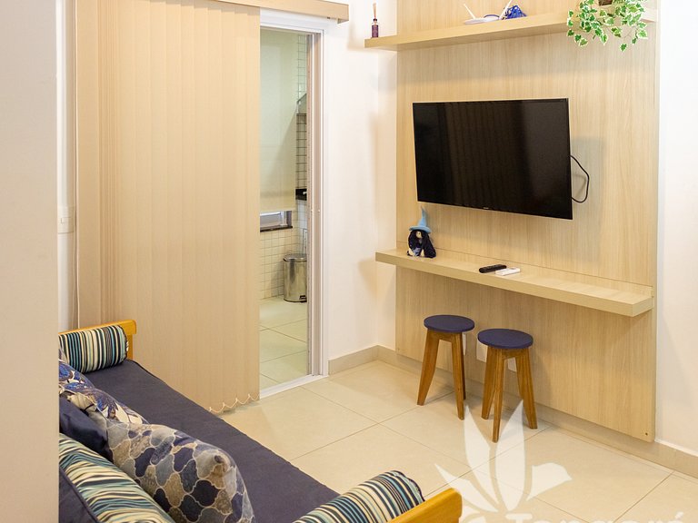 Apê Família - "home office" na praia