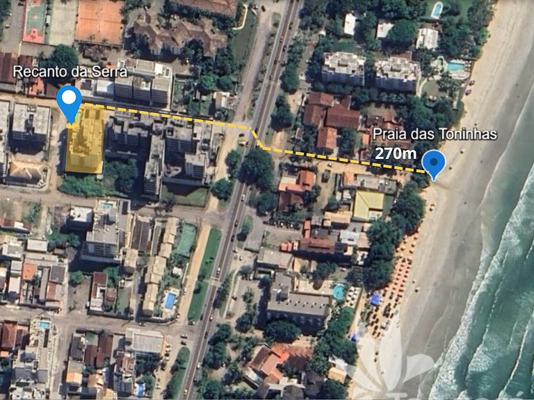 Apê Família - "home office" na praia